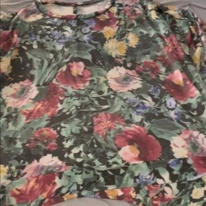 Floral 5X sweater